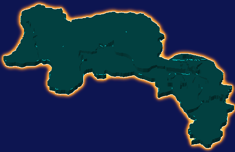 threejs兰州市西固区geoJson地图3d地图添加金色效果