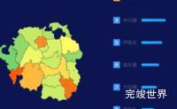 echarts兰州市永登县geoJson地图地图排行榜效果效果