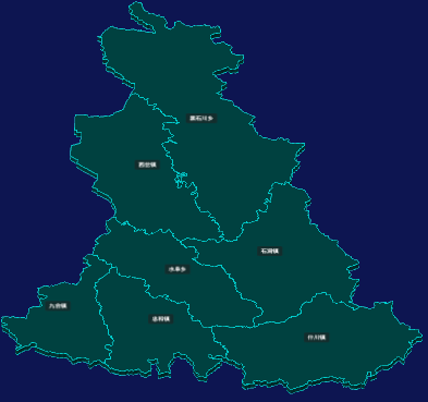 threejs兰州市皋兰县geoJson地图3d地图CSS3D标签