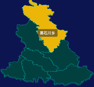threejs兰州市皋兰县geoJson地图3d地图鼠标移入显示标签并高亮