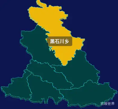 threejs兰州市皋兰县geoJson地图3d地图鼠标移入显示标签并高亮