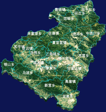 echarts兰州市榆中县geoJson地图3d地图自定义贴图-绿色地面