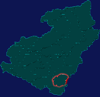 threejs兰州市榆中县geoJson地图3d地图红色描边闪烁警报