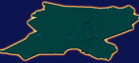 threejs嘉峪关市嘉峪关市geoJson地图3d地图添加金色效果
