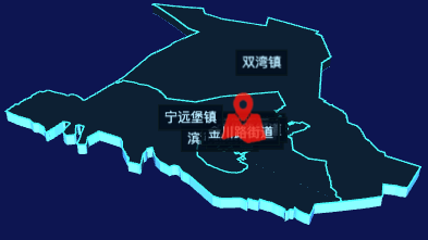 echarts金昌市金川区geoJson地图3d地图自定义图标