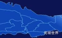 echarts金昌市永昌县geoJson地图全局颜色渐变实例代码