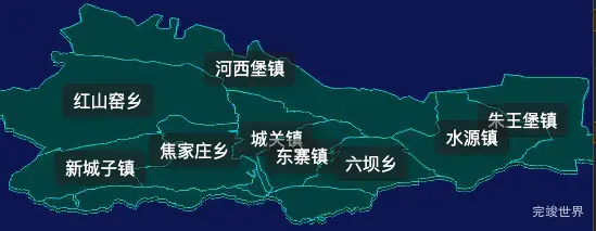 threejs金昌市永昌县geoJson地图3d地图css2d标签