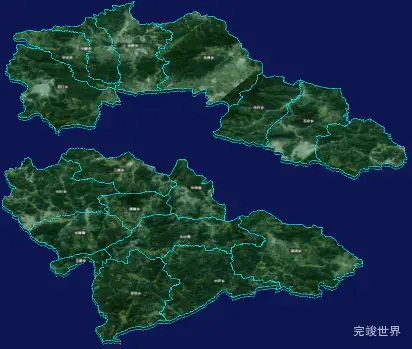 threejs白银市靖远县geoJson地图3d地图CSS3D标签