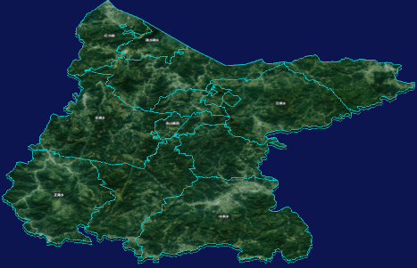threejs白银市景泰县geoJson地图3d地图自定义贴图加CSS3D标签