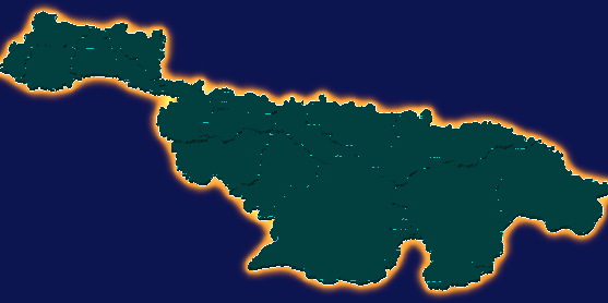 threejs天水市麦积区geoJson地图3d地图添加金色效果