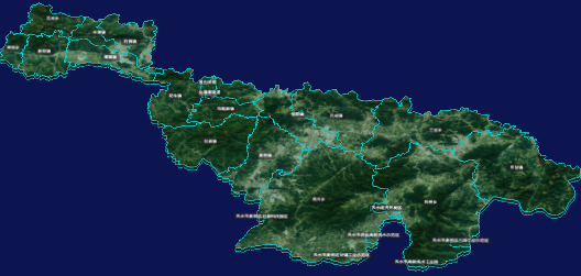 threejs天水市麦积区geoJson地图3d地图自定义贴图加CSS3D标签
