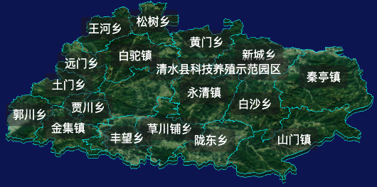 清水县城区地图图片