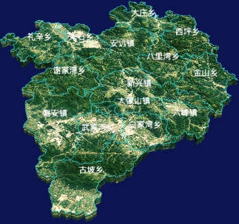 echarts天水市甘谷县geoJson地图3d地图自定义贴图-绿色地面