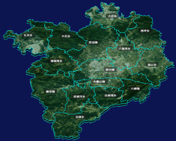 threejs天水市甘谷县geoJson地图3d地图