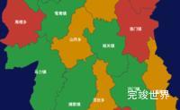 echarts天水市武山县geoJson地图定义颜色演示实例