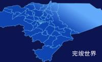 echarts武威市凉州区geoJson地图全局颜色渐变实例代码