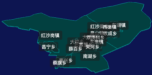 threejs武威市民勤县geoJson地图3d地图css2d标签