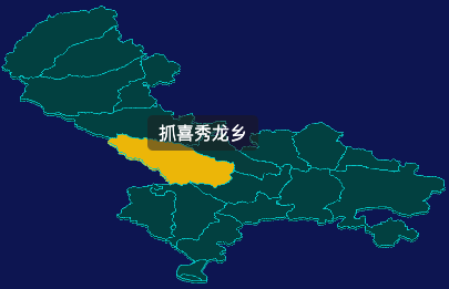 threejs武威市天祝藏族自治县geoJson地图3d地图鼠标移入显示标签并高亮