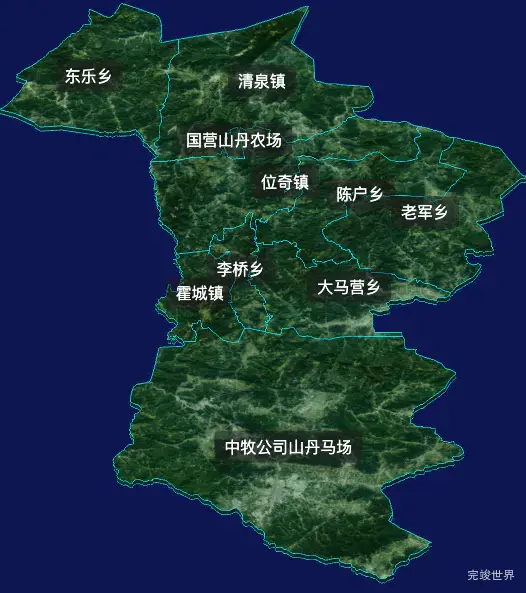 threejs张掖市山丹县geoJson地图3d地图自定义贴图加CSS2D标签