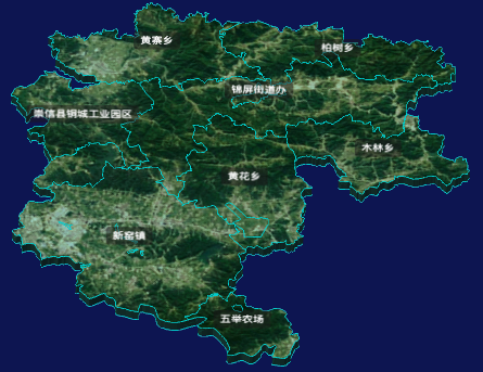 threejs平凉市崇信县geoJson地图3d地图CSS3D标签