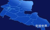 echarts酒泉市肃州区geoJson地图全局颜色渐变实例代码