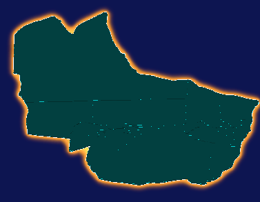 threejs酒泉市瓜州县geoJson地图3d地图添加金色效果