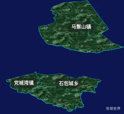 threejs酒泉市肃北蒙古族自治县geoJson地图3d地图css2d标签