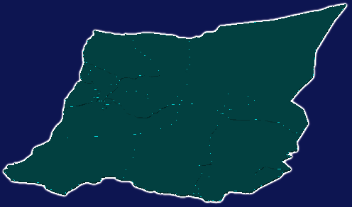 threejs酒泉市玉门市geoJson地图3d地图添加描边效果