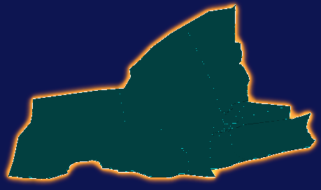 threejs酒泉市敦煌市geoJson地图3d地图添加金色效果