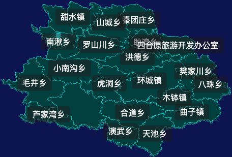 threejs庆阳市环县geoJson地图3d地图添加旋转棱锥
