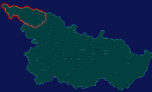 threejs庆阳市华池县geoJson地图3d地图红色描边闪烁警报