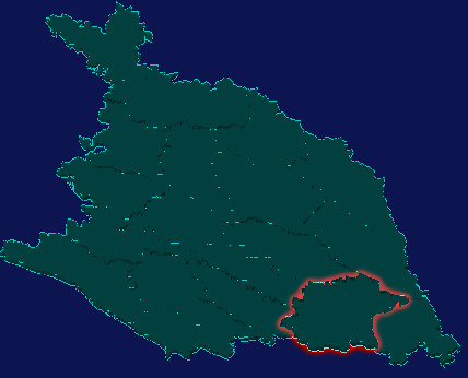 threejs庆阳市镇原县geoJson地图3d地图红色描边闪烁警报