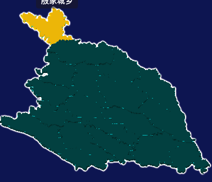 threejs庆阳市镇原县geoJson地图3d地图添加描边效果