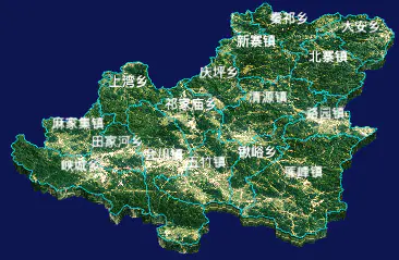 echarts定西市渭源县geoJson地图3d地图自定义贴图-绿色地面