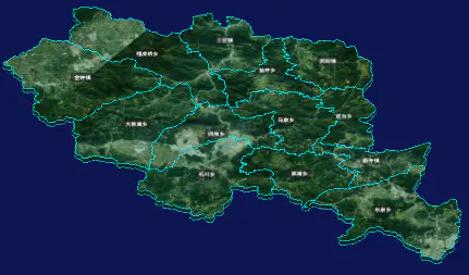 threejs定西市漳县geoJson地图3d地图