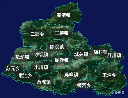 threejs陇南市成县geoJson地图3d地图