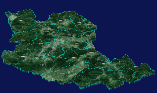 threejs陇南市文县geoJson地图3d地图CSS3D标签