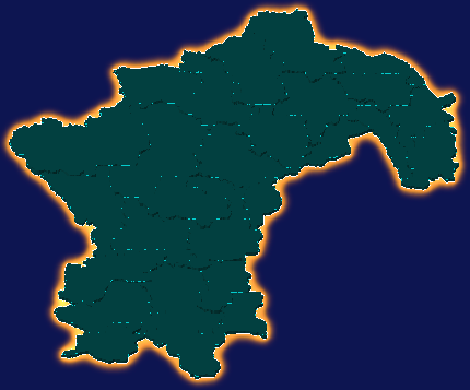 threejs陇南市礼县geoJson地图3d地图添加金色效果