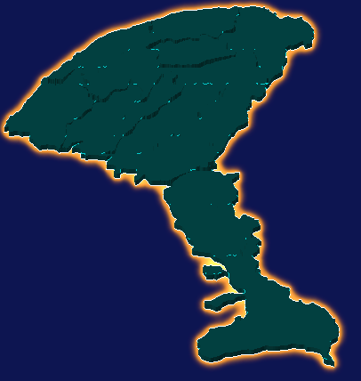 threejs临夏回族自治州康乐县geoJson地图3d地图添加金色效果