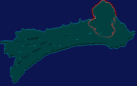 threejs临夏回族自治州广河县geoJson地图3d地图红色描边闪烁警报