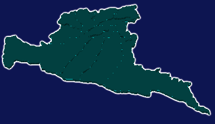threejs临夏回族自治州和政县geoJson地图3d地图添加描边效果