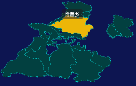 threejs甘南藏族自治州卓尼县geoJson地图3d地图鼠标移入显示标签并高亮
