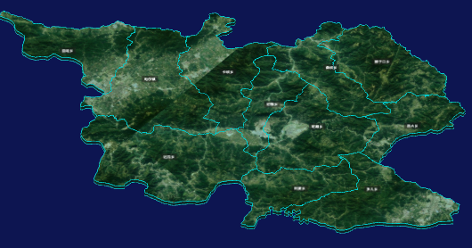 threejs甘南藏族自治州迭部县geoJson地图3d地图CSS3D标签
