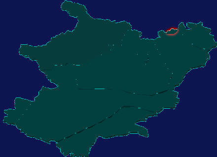 threejs甘南藏族自治州碌曲县geoJson地图3d地图红色描边闪烁警报