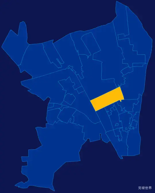 echarts乌鲁木齐市新市区geoJson地图指定区域高亮