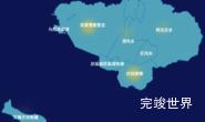 echarts乌鲁木齐市达坂城区geoJson地图热力图演示实例