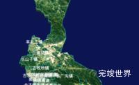 echarts乌鲁木齐市米东区geoJson地图3d地图自定义贴图-绿色地面代码演示