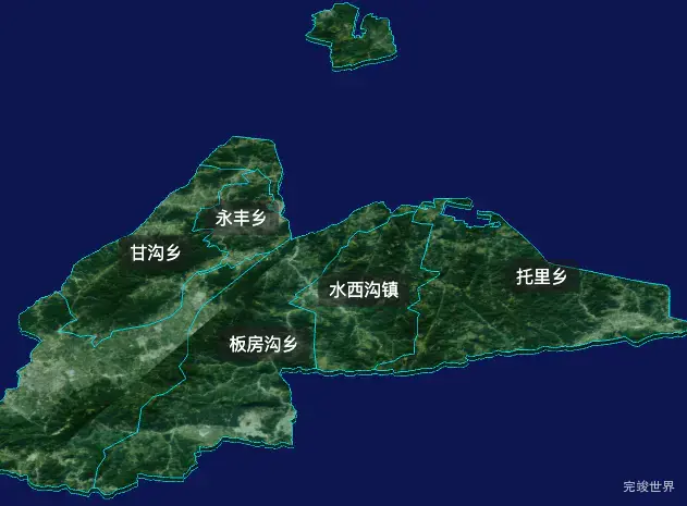 threejs乌鲁木齐市乌鲁木齐县geoJson地图3d地图