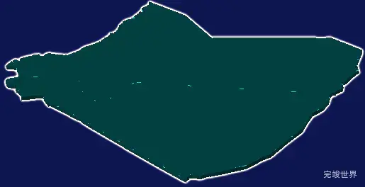 threejs克拉玛依市白碱滩区geoJson地图3d地图添加描边效果