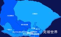 echarts哈密市巴里坤哈萨克自治县geoJson地图 visualMap控制地图颜色效果
